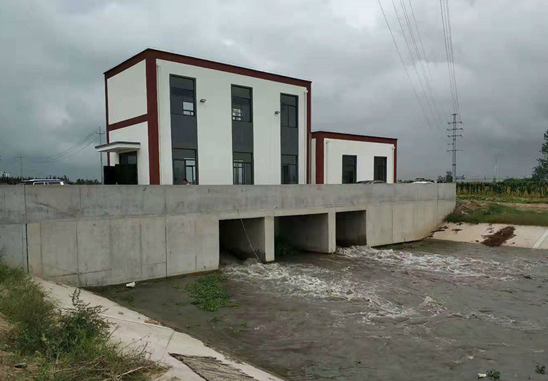 完成的闸站施工1