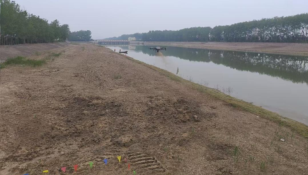 苏北灌溉总渠六垛闸下游清淤工程-绿化工程施工